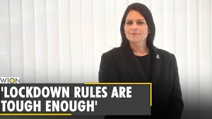 It is illegal to leave home without a reasonable excuse. Uk Covid 19 Rules Are Very Clear And Tough Enough Says Home Sec Priti Patel Uk Lockdown Wion Youtube