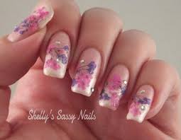 Dried flower nail art.how to dry your own flowers for nail art. Nail Art Real Dried Flowers Flower Nail Designs Flower Nail Art Flower Nails