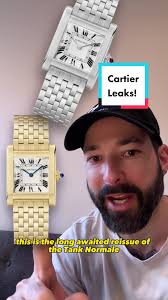Exclusive Cartier Tank Normall Reissue at Watches and Wonders 2023