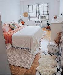 Spacious Feeling Small Room Tbr Nyclifestyle In The Liketoknow It App To Instantly Shop Her Boho Take Home Decor Bedroom Bedroom Design Small Room Design