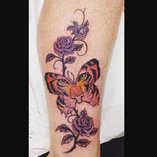 Best, creative, amazing, badass, sexy, cover up, meaningful, elegant. 50 Incredible Tiger Butterfly Tattoos Designs With Meanings