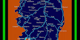 +33 (0)4 95 73 22 40 mail. Corse Carte Routiere Vacances Guide Voyage