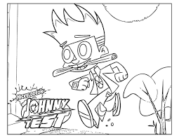 Print coloring of johnny test and free drawings. Johnny Test Para Colorear Pintar E Imprimir