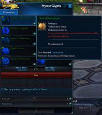 Rare glyphs (blue) i get from dawnfall tokens (mid level island of dawn bam vanguard requests, ilvl131+ required for unlock). Rare Glyphs Page 2 En Community Support Archive Tera Gameforge