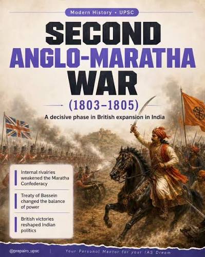 The Second Anglo-Maratha War was not just another battle in Modern Indian History. It exposed how internal rivalries within the Maratha Confederacy gave the British East India Company the opening it needed