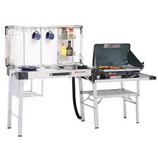 coleman camp kitchen with sink with
