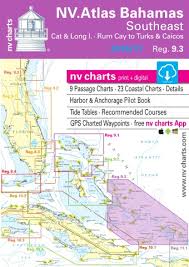 Nv Charts Reg 9 3 Bahamas South East Cat Long Islands Rum Cay To Turks And Caicos 9593