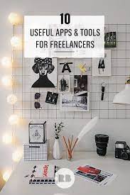 10 Useful Apps Tools For Freelancers Home Office Decor Creative Inspiration Board Desk Organization Diy