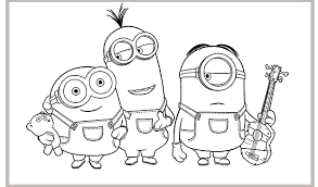 Dibujos Para Colorear De Los Minions