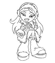 Hellokids has selected lovely coloring sheets for you. Bratz Cloe Coloring Pages Coloring Home