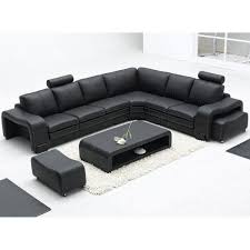 Contemporary black italian leather sectional. Tosh Furniture Modern Black Leather Sectional Sofa Love Except The Headrests Leather Corner Sofa Sectional Sofa Modern Leather Sectional Sofas
