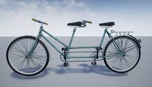 Tandem bikes are essentially two bikes crammed into one and are designed for two riders: Tandem Bike 3d Model Cgtrader