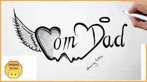 Mom dad tattoo mehndi designs 35 Tattoo Designs For Boys Mom Dad Png