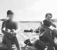 Lou Reed On The Beach With Friend Jenni Muldaur Daughter Of Geoff Maria Muldaur Beach Friends Lou Reed Photo