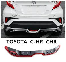 Get this stylish carbon fiber steering trim to give your steering amazing look. For Toyota C Hr Chr 2016 2017 2018 2019 Rear Bumper Diffuser Guard Skid Plate High Quality Car Modification Accessories Bumpers Aliexpress