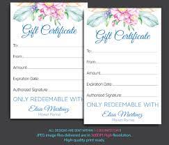 Spread the word about your business Monat Gift Cards Personalized Gift Certificate By Digitalart On