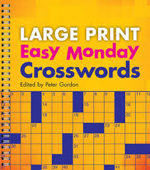 To play with a friend select the icon. Large Print Easy Monday Crosswords By Peter Gordon English Paperback Book Free 9781402790294 Ebay