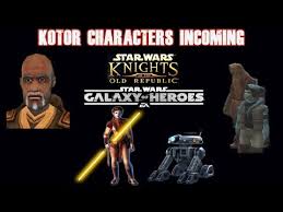 Introduction the events in star wars: Kotor Characters Incoming A Small Overview Of Each Character Star Wars Galaxy Of Heroes Forums