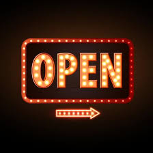 Neon Open Sign Vector Material 01 Neon Open Sign Neon Wallpaper Open Signs