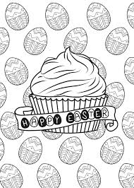 Cupcake coloring page free printable cupcake coloring. Easter Quotes To Print And Colour Easter Egg Muffin Cupcakes Adult Coloring Pages Dogtrainingobedienceschool Com
