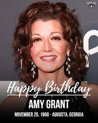 Amy Lee Grant, who earned the nickname "The Queen of Christian Pop," was  born in Augusta, Georgia,