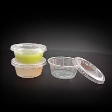 20 Pcs 3 Oz Clear Plastic Disposable Dessert Cups With Lids