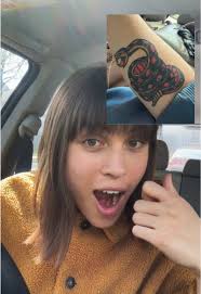 American Traditional Rose Thigh Tattoo