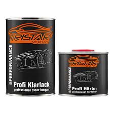 Nach 12 stunden können sie problemlos das malerkrepp entfernen. 1 5 Liter 2k Klarlack Autolack Matt Hs Incl Harter Tristarcolor