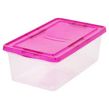 Iris 6pk 6qt Utility Storage Box Clear In 2020 Plastic Storage Tubs Storage Tubs Plastic Storage