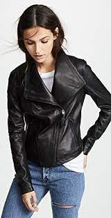 What S New Shopbop Black Leather Biker Jacket Leather Jacket Leather Coat Jacket