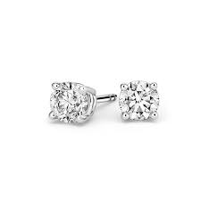 Browse our impressive inventory, which includes diamond earrings in various sizes, cut combinations, and price points. Round Diamond Stud Earrings 2 Ct Tw In 18k White Gold