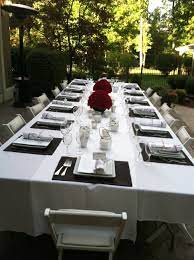 10 classy touches found at a party thrown by gwyneth. Elegant Dinner Party Decor Cheap Online Shopping