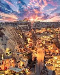 É longe de ser uma cidade. Por Do Sol Magico Capadocia Turquia Fotografia De Cappadocia Turquia Tripadvisor