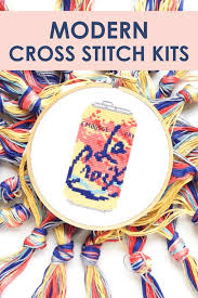 Maybe you would like to learn more about one of these? 10 Modern Cross Stitch Kits Cutesy Crafts