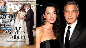 The couple tied the knot in italy in a ceremony believed to cost millions of pounds. George Clooney And Amal Alamuddin S First Wedding Photo Is Here Entertainment Tonight