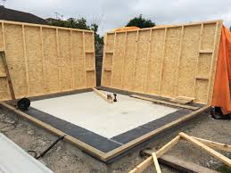 We deliver to your site, home or the nearest titan garages & sheds display centre daily. Timber Stud Walls 4 X2 Lined With 11mm Osb Prepared For Wall Assembly å£