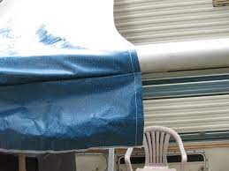 How To Replace Rv Slide Topper Fabric Compatible With Carefree Carter A E Step By Step Instructions With Photos Rv Camping Storage Camper Makeover