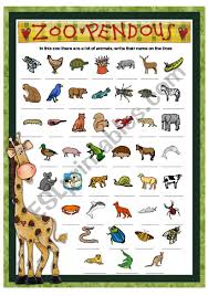 They named the people that built them anasazi (or ancient ones in navajo) and when the spanish both names are still use these printables with the picture book 'dear zoo' by rod campbell. Zoo Pendous Write The Name Of The Animals Part 2 Esl Worksheet By Ironda