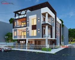 Ultimate destination for all kinds of 3d building elevation, 3d front elevation designs for small houses, ground floor, bungalows, villas, buildings & houses etc. Triple And Multi Storey Elevation 3d Triplex House