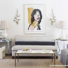 Mismatched End Tables Works Because They Have Similar Height And Legs Contemporary Classic Interior Living Room