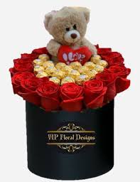 Check spelling or type a new query. Hat Flower Box With Teddy Bear And Chocolate Vip Floral Las Vegas