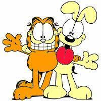 garfield and odie cartoon pictures grands coloriages de flamants roses