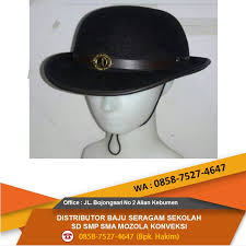 Topi boni bahan bambu ukuran standart / all size bahan nyaman dipakai _ selain harga relatif murah dan kualitas bagus keuntungan pesan perlengkapan sekolah di zawa agung ciptakarya ? Wa 089 7662 9467 Topi Boni Pramuka Putri Permpuan Penegak Home Facebook
