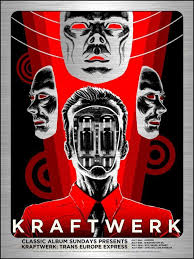Kraftwerk Trans Europe Express Poster Classic Album Sundays Kraftwerk Vintage Music Art Concert Posters