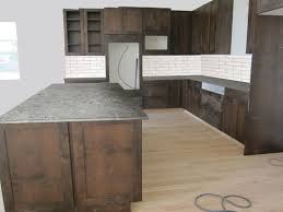 subway tile floor to ceiling in kitchen