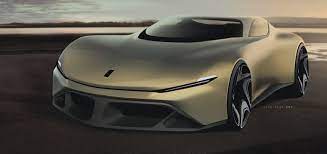 Ferrari 8e8hyperspeed On Behance Ferrari Automotive Illustration Concept Car Design