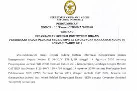 Spmt #suratperintahmelaksanakantugas #cpns ketika pengumuman penempatan cpns mahkamah agung kita kedatangan tamu terhormat nih dari mahkamah agung yang baru banget lulus cpns tahun penerapan aneka angkatan viii kelompok 1 cpns mahkamah agung ri 2021. Jadwal Lengkap Skb Cpns 2019 Mahkamah Agung Cek Di Sini Halaman All Kompas Com