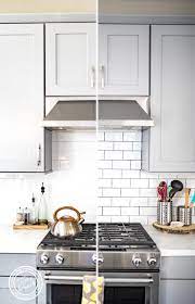 Maybe you would like to learn more about one of these? White Subway Tile Backsplash Refresh Never Skip Brunch By Cara Newhart Kitchen Backsplash Designs White Subway Tile Kitchen Kitchen Remodel