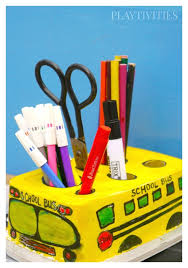 Maybe you would like to learn more about one of these? Diy Pencil Holder That Looks Like School Bus Playtivities