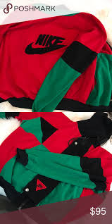 Black And Green Nike Shirt Nike Jacket Nike Jacket Jackets 90s Jacket